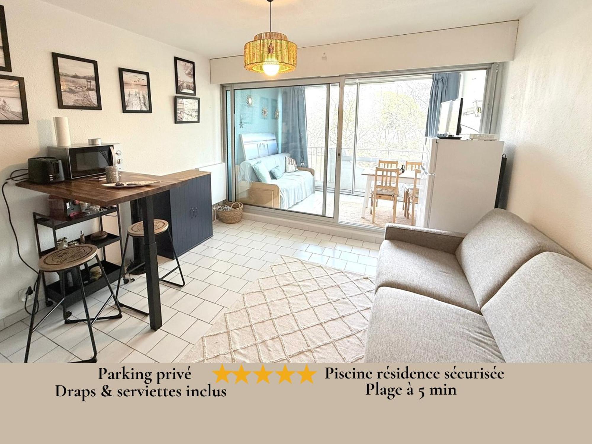 Appart Grande Motte Quartier Couchant - Parking - Balcon- Piscine - Plage 300M La Grande Motte Exterior photo